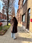 Brown Mink Fur Coat – M-XL