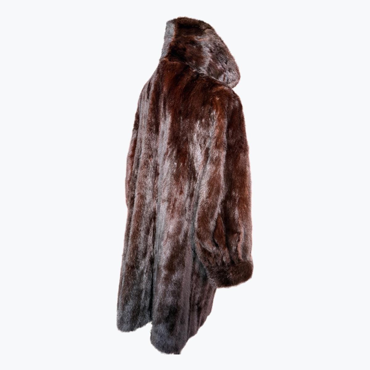 Brown Mink Coat - Size M-L