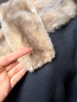 Sapphire Mink Fur Collar