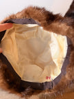 Brown Mink Fur Beret