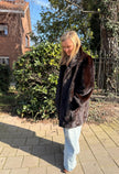 Brown Mink Fur Coat – L-XL