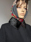 Brown Mink Fur Collar