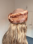 Brown Muskrat  Fur Hat