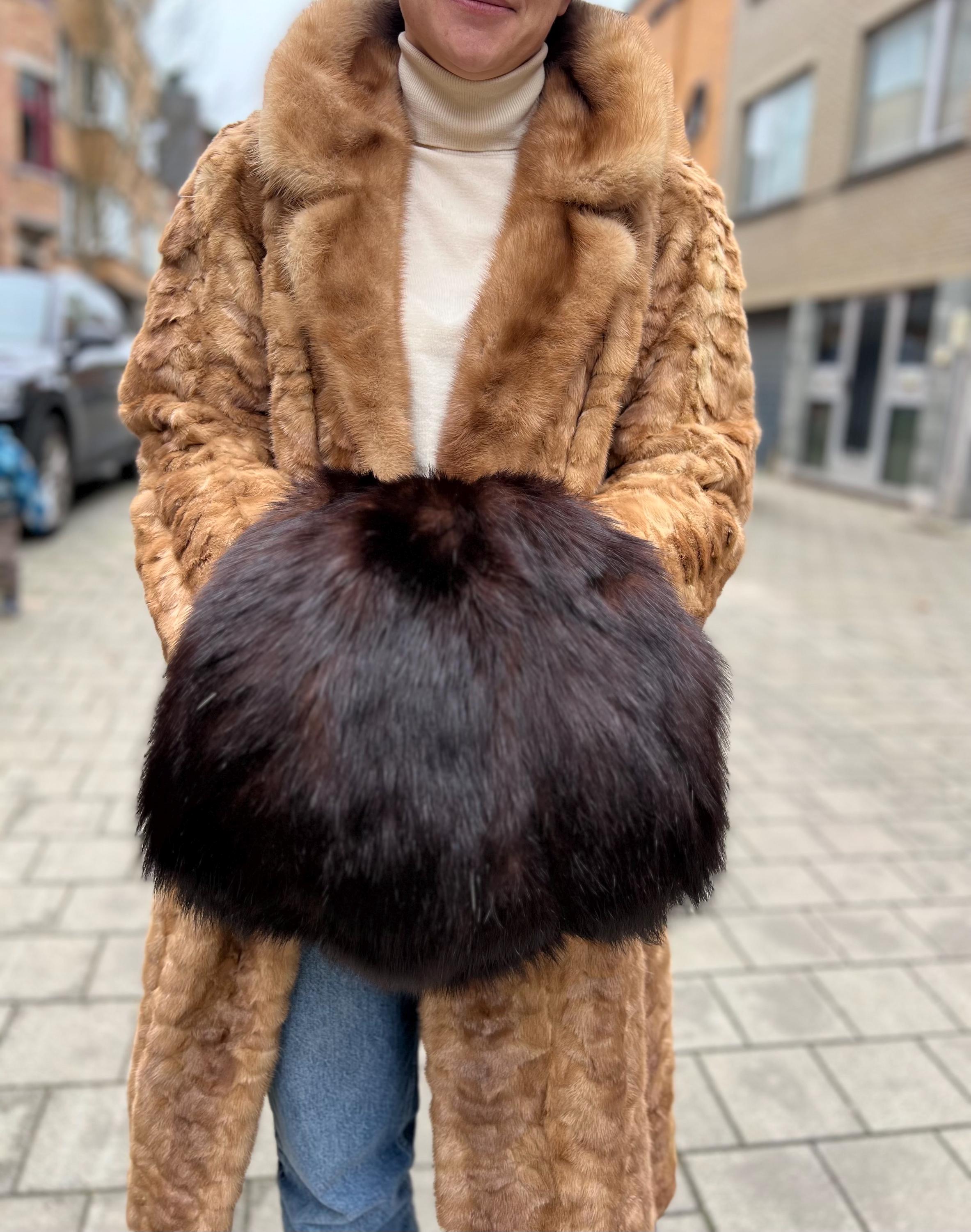 Brown Fur Muff