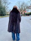 Brown Mink Fur Coat – 2X-4X