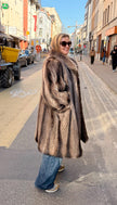 Long Raccoon Fur Coat -  L-2X