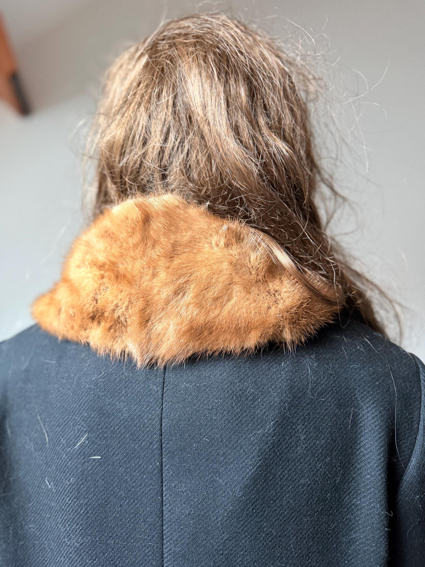 Pastel Mink Fur Collar