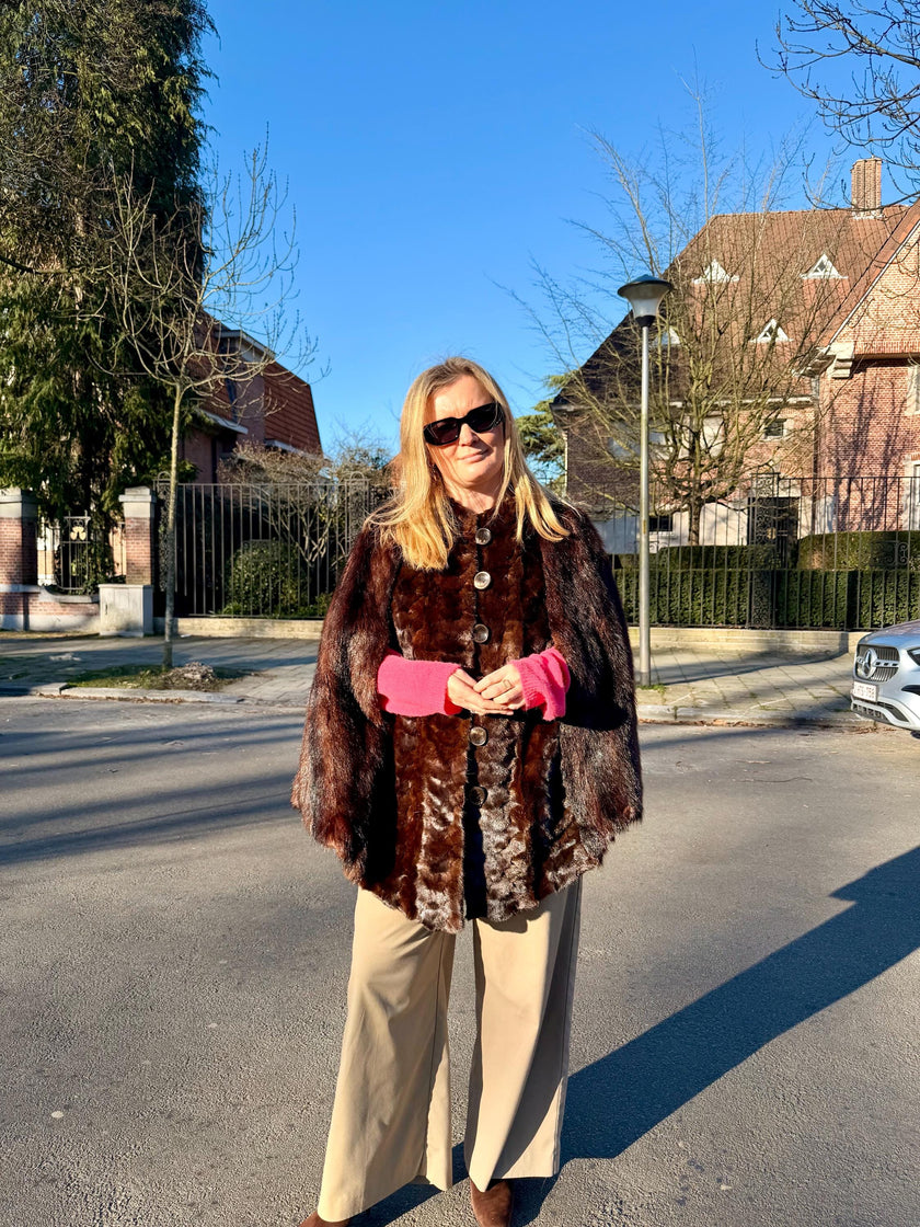 Mink Fur Cape