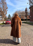 Golden Mink Fur Coat – L-XL
