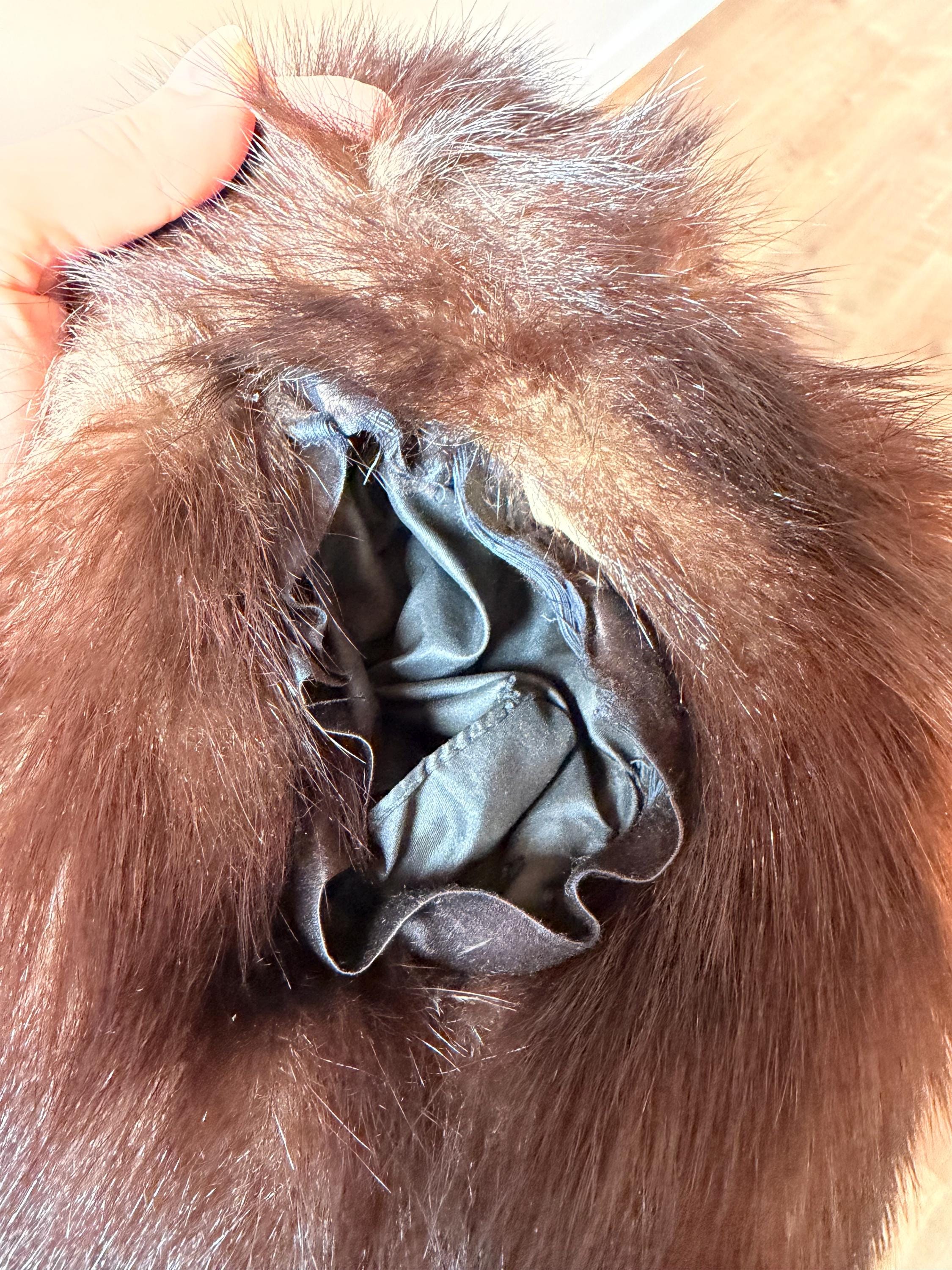 Brown Fur Muff