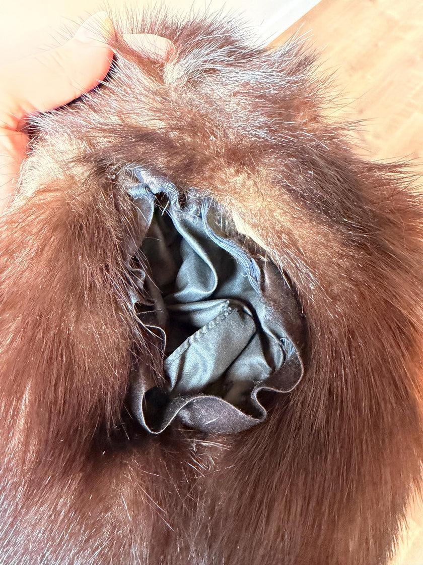 Brown Fur Muff