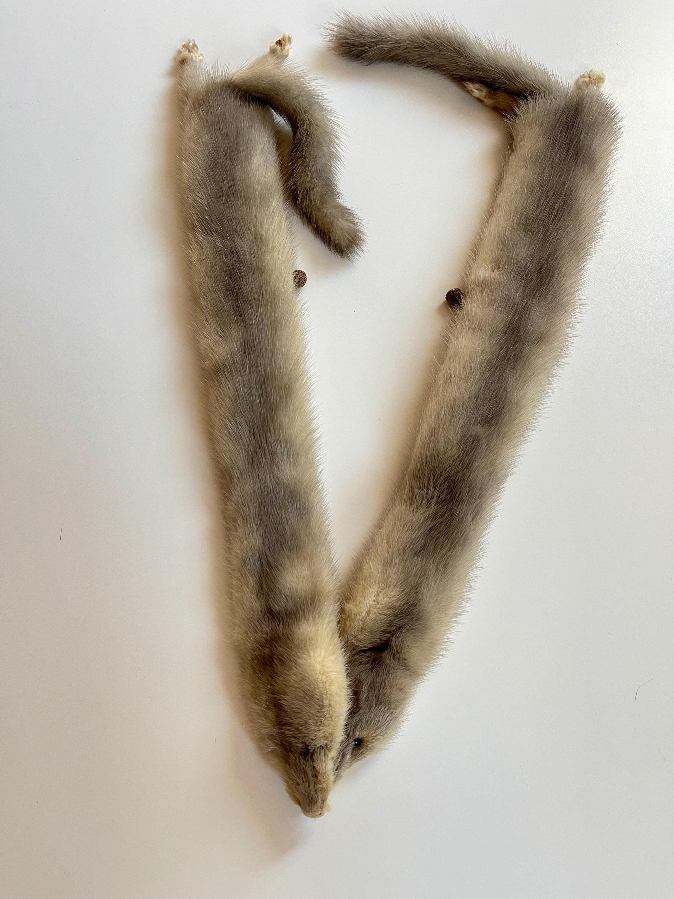 Sapphire Mink Fur Stole