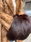 Brown Fur Muff