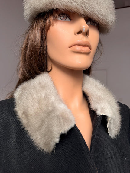 Sapphire Mink Fur Collar