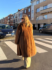 Pastel Mink Fur Coat – S-M