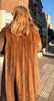 Pastel Mink Fur Coat – S-M