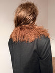 Brown Goat Fur Scarf