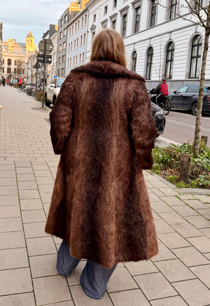 Beaver Fur Coat - S