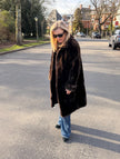 Sheared Beaver Fur Coat  - L-XL