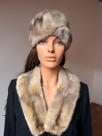 Sapphire Mink Fur Collar
