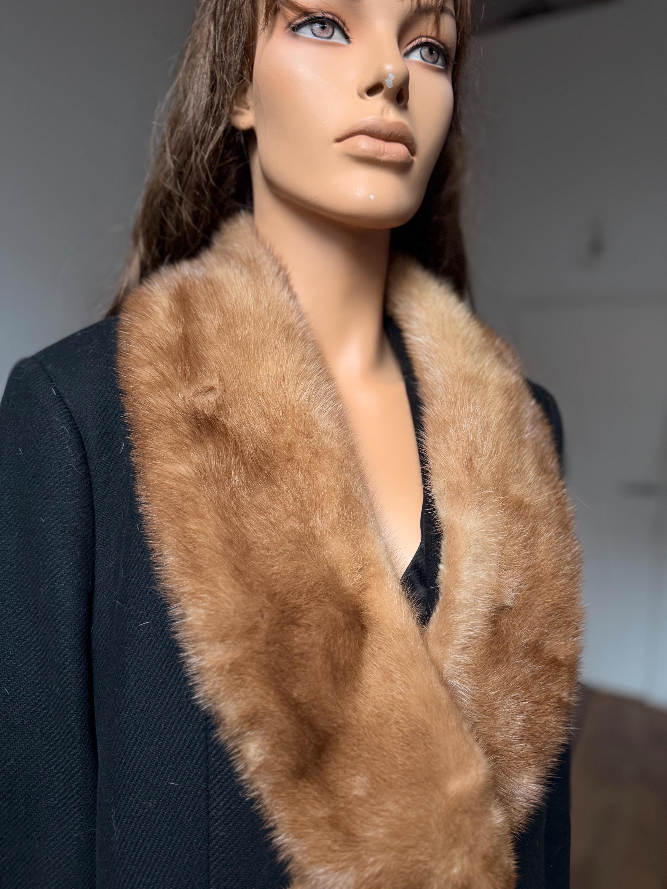 Pastel Mink Fur Collar