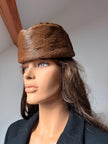 Brown Goat Fur Hat