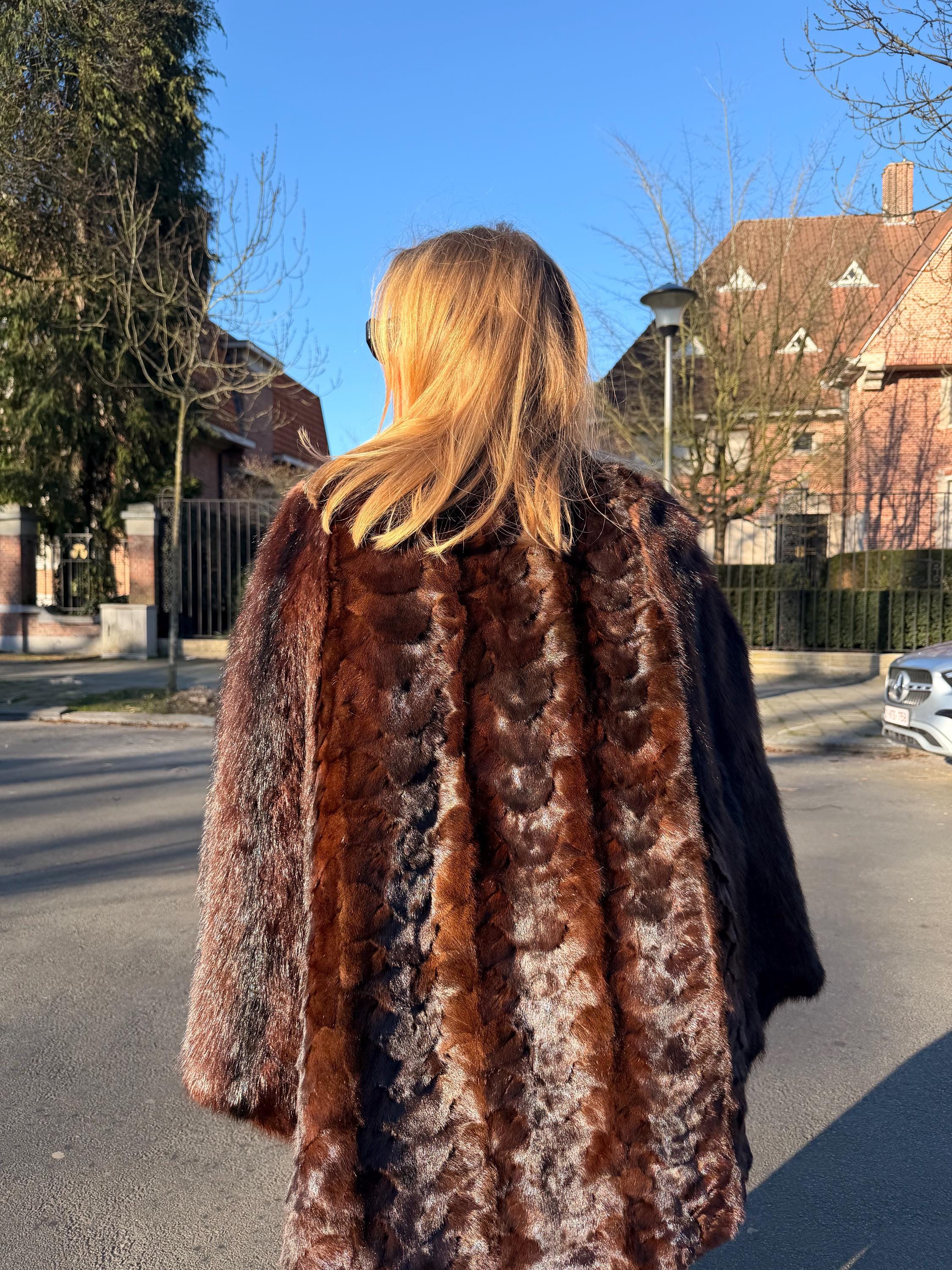 Mink Fur Cape