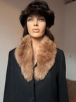 Beige Lamb Fur Collar