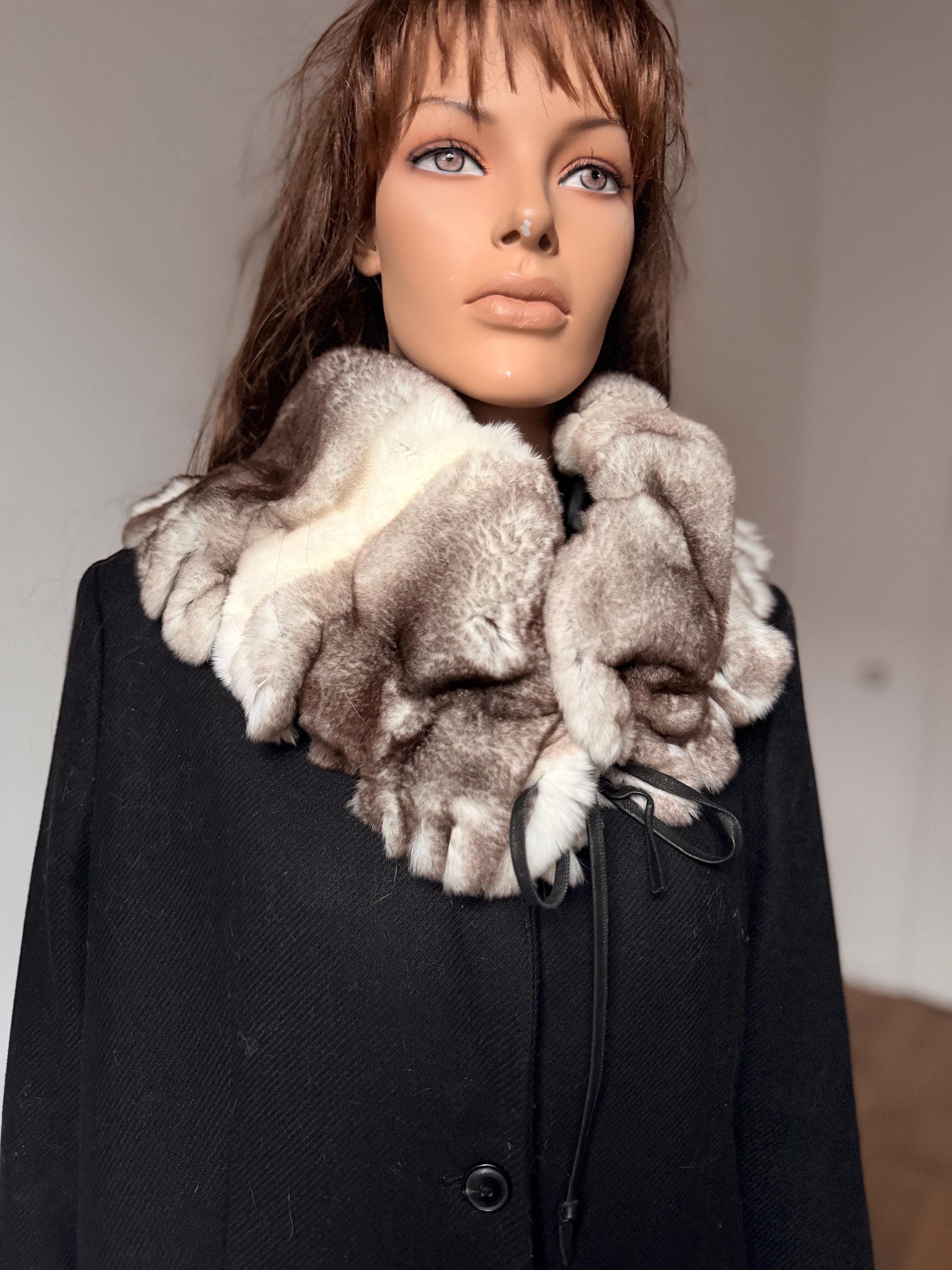 Rex Rabbit Fur Collar