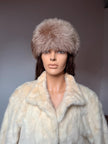 Beige Lamb Fur Hat