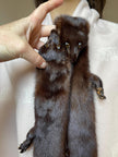 Brown Mink Fur Stole