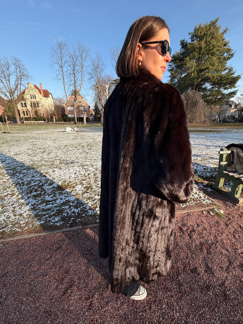 Full-Length Mink Coat - L-4XL