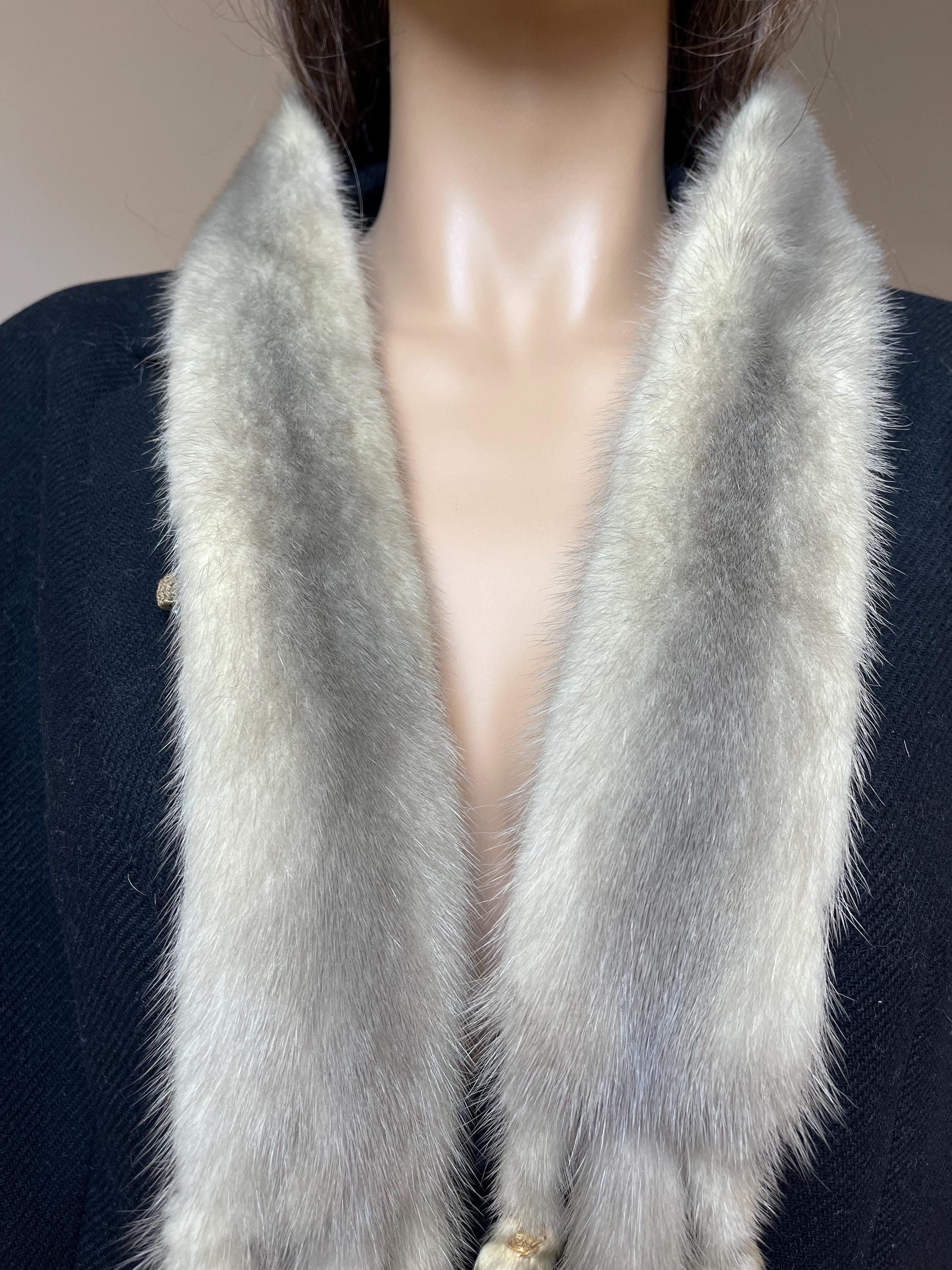 Sapphire Mink Fur Stole
