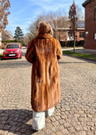 Golden Mink Fur Coat – L-XL