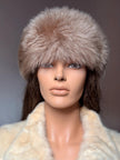Beige Lamb Fur Hat