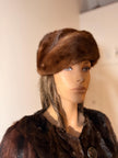 Brown Mink Fur Beret