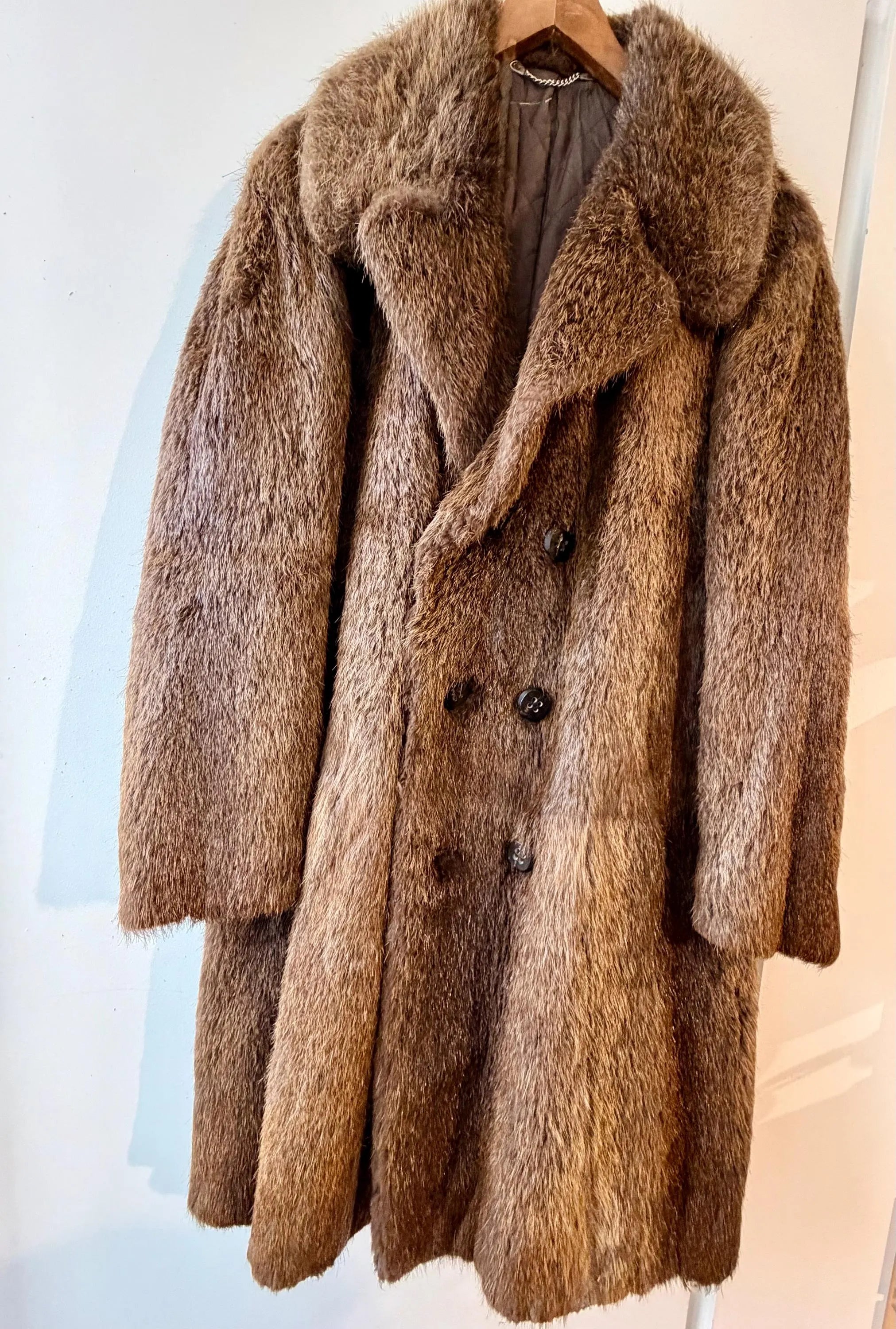 Beaver Men's Fur Coat