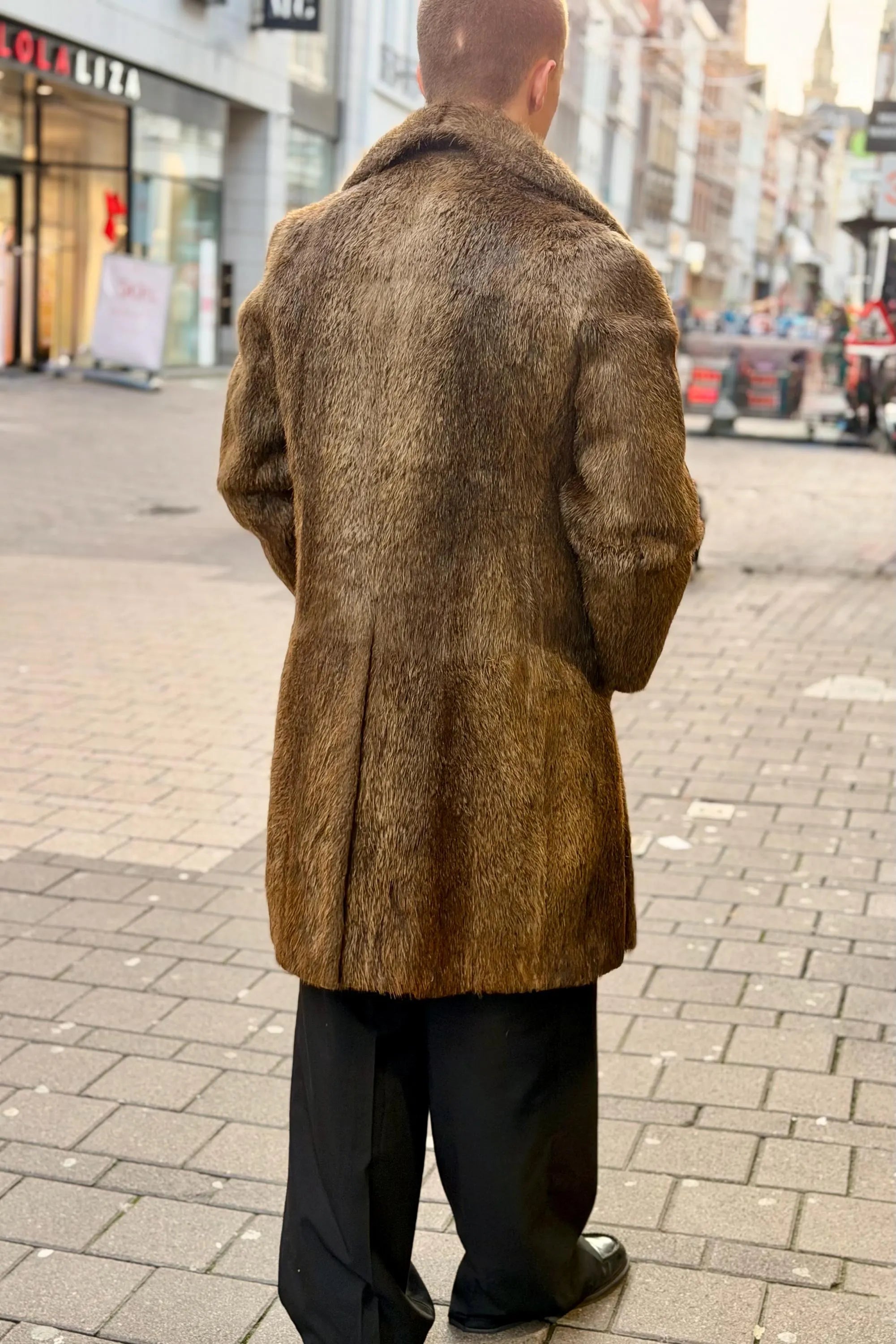 Beaver Men's Fur Coat