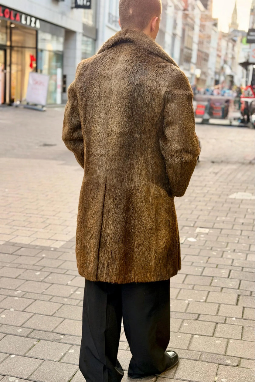 Beaver Men's Fur Coat