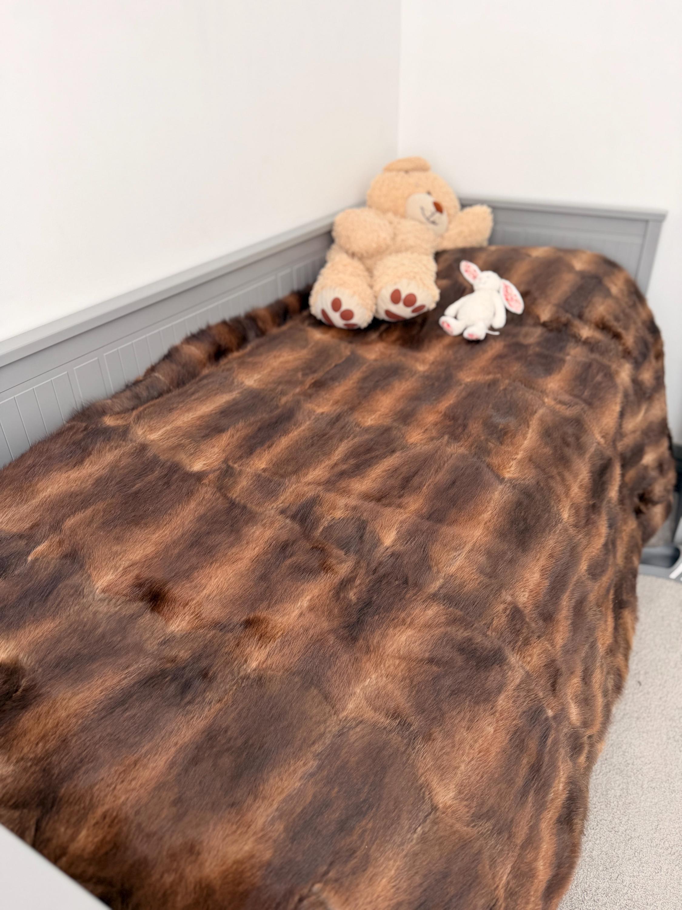 Real Fur Blanket