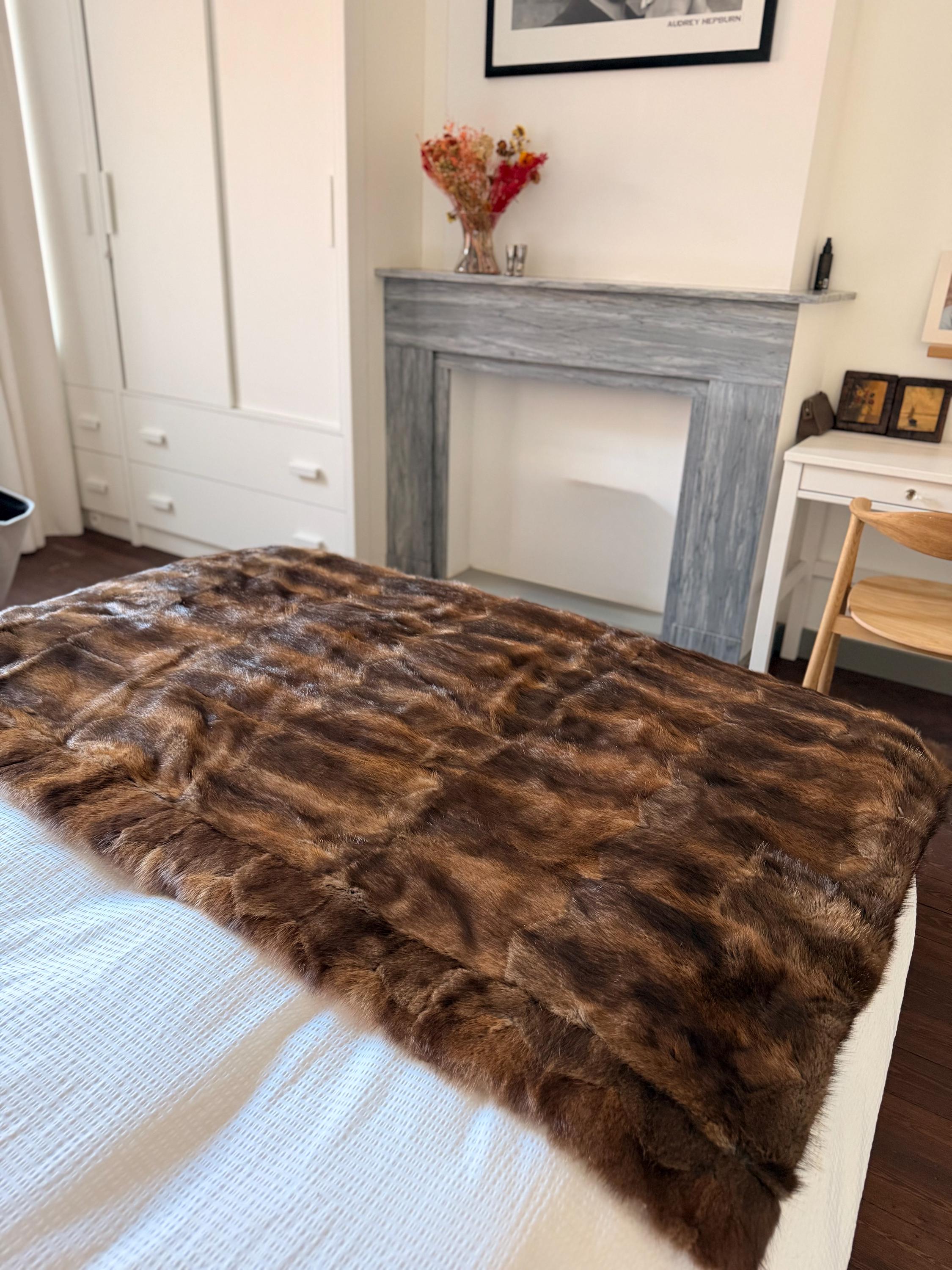 Real Fur Blanket