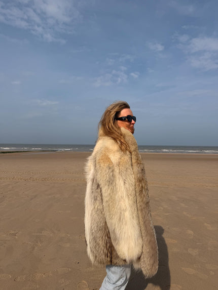 Coyote Fur Jacket - L