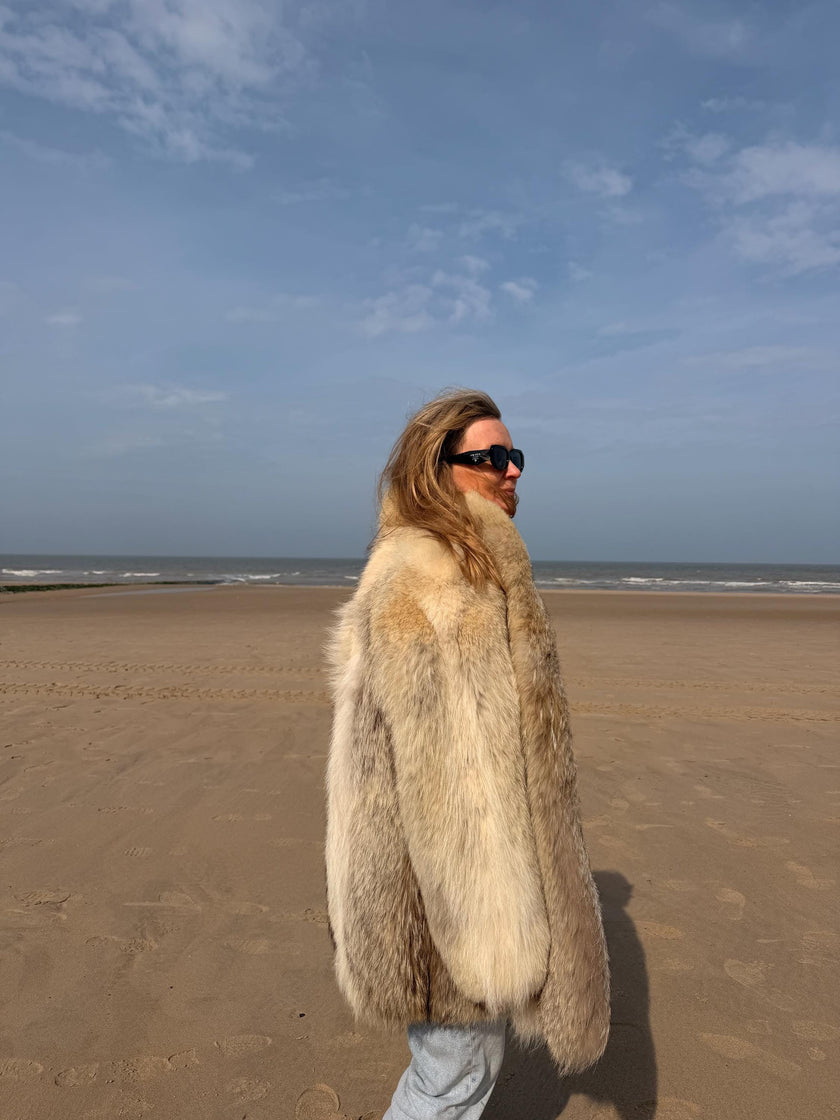Coyote Fur Jacket - L