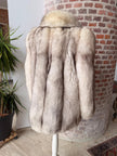 White Fox  Fur Jacket - L-XL