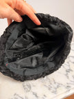 Black Astrakhan Fur Beret