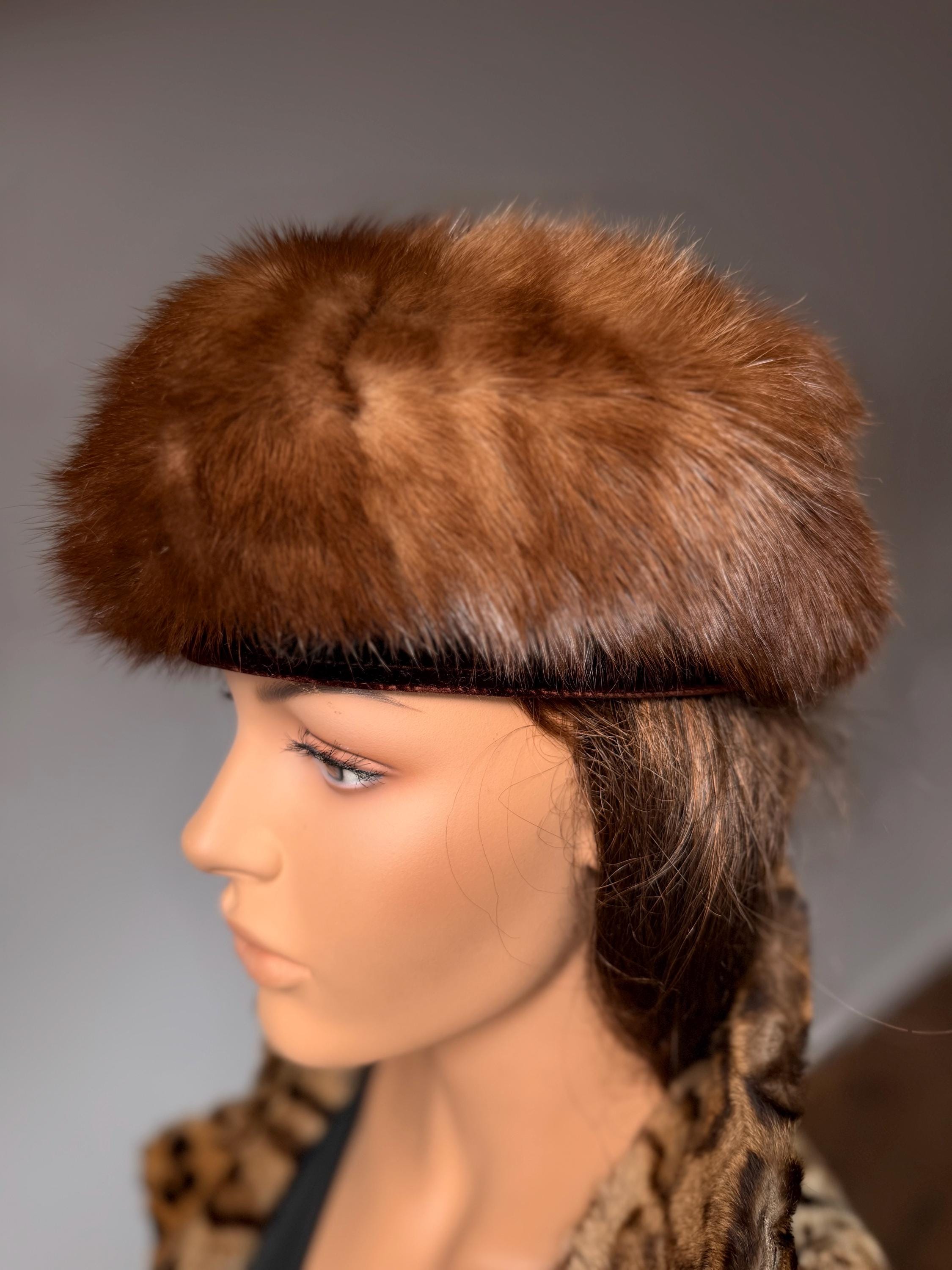Pastel Mink Fur Hat