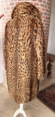 Leopard Print Fur Coat – L-XL