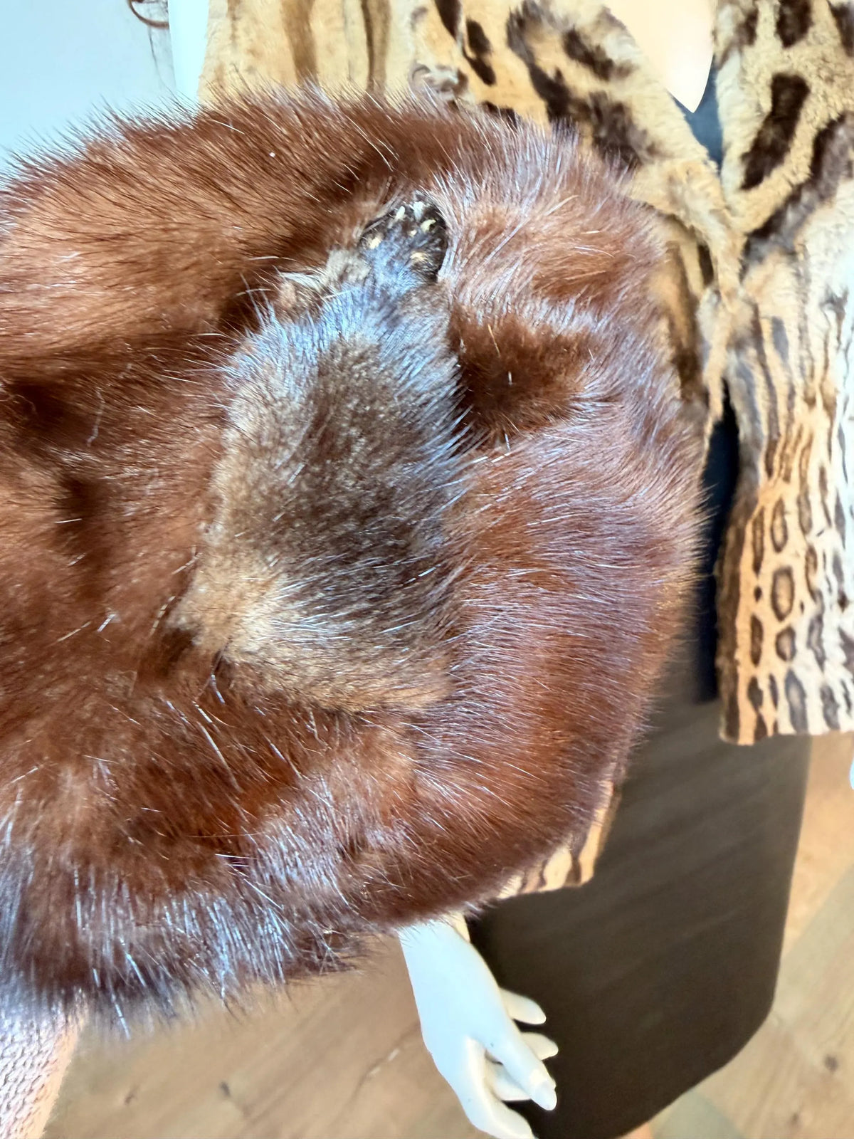 Brown Mink Fur Hat