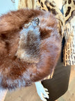 Brown Mink Fur Hat
