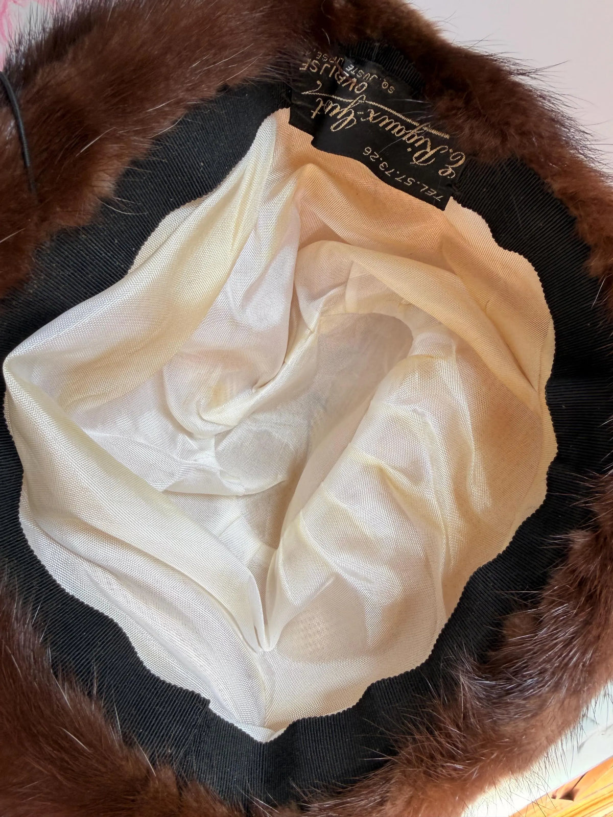 Brown Mink Fur Hat